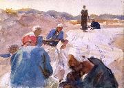 Mending a Sail John Singer Sargent